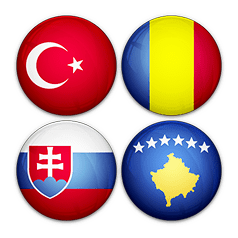 Turquia/Rumania/Eslovaq/Kosovo